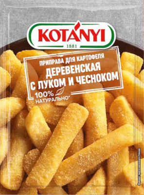 Приправа для картофеля Деревенская с луком и чесноком Котани 20г