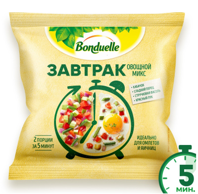 Овощной микс c кабачком Завтрак Бондюэль 200г