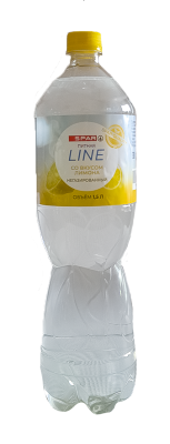 Вода питьевая SPAR Line со вкусом лимона негаз 1,5л