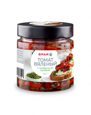 Томаты вяленые с прованскими травами SPAR 165г ст/б