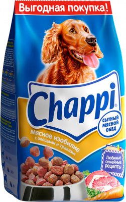 Корм сухой для собак Чаппи Мясное изобилие 2,5кг