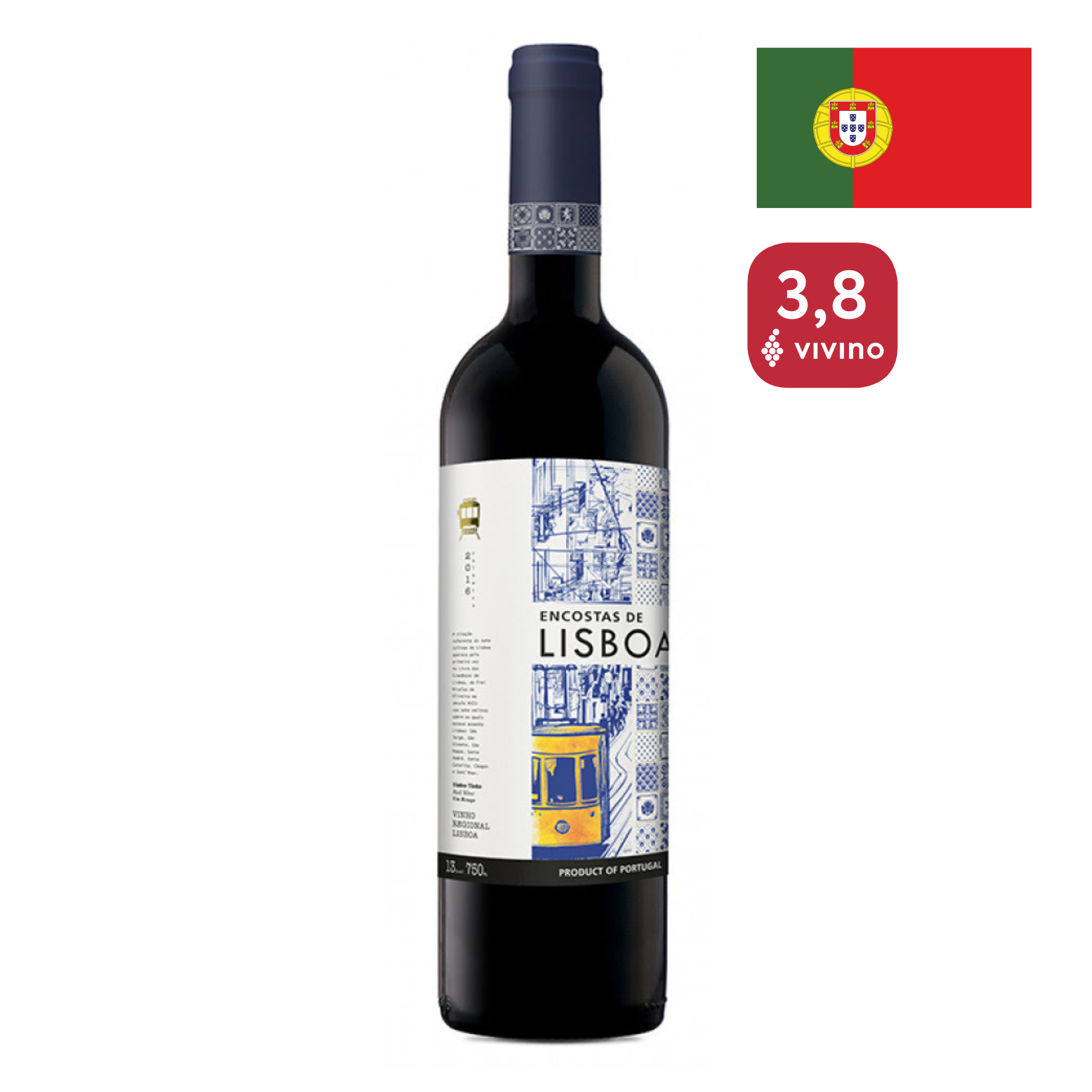 Вино Энкостас Де Лисбоа кр сух  0,75л 13,5%