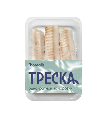Филе трески спинка б/к с/м Бореалис 400г