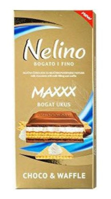 Шоколад Нелина Премиум молочный с Вафлей 80г