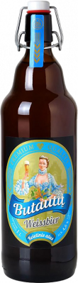 Пиво светлое н/ф Бутауту Вайсбир 1л 4,6% ст/б