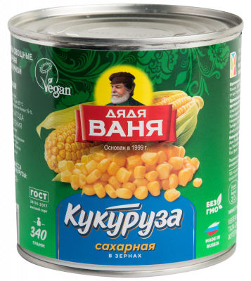 Кукуруза сахарная Дядя Ваня 340г ж/б