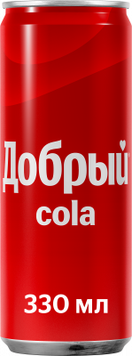 Напиток газ Добрый Кола 0,33л ж/б
