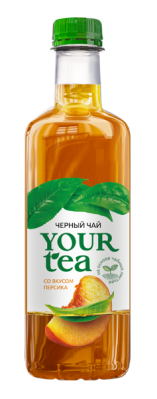 Напиток холодный черный чай Your Tea Персик 0,5л