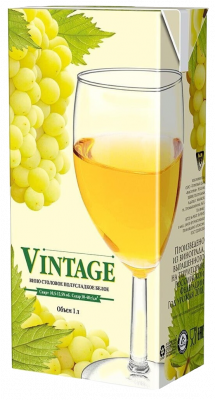Вино Винтаж бел п/сл 1л 10,5-12,5% т/п