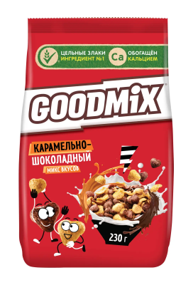 Завтрак готовый Гудмикс Карамель/Шоколад 230г