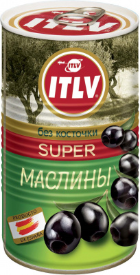 Маслины б/к Супер ИТЛВ 350г ж/б