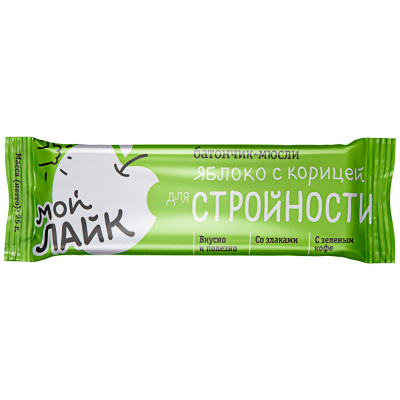 Батончик Леовит Для стройности Яблоко с корицей 25г