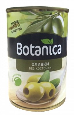 Оливки зеленые б/к Ботаника 280г ж/б