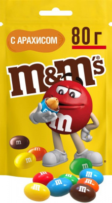 Драже M&M's с Арахисом 80г