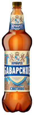 Напиток пивной Бочкарев Баварское 1,2л 4,3%