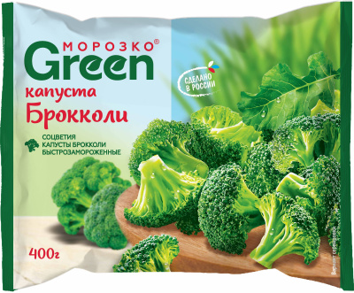 Капуста брокколи Морозко Green 400г