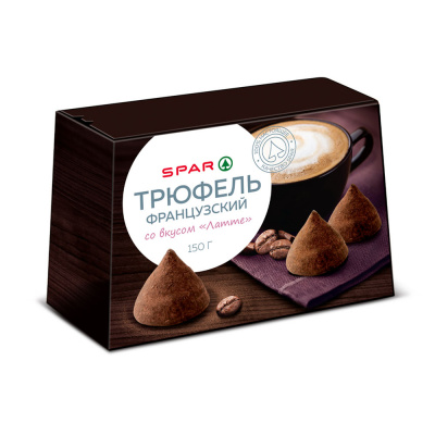 Конфеты SPAR Трюфель французский со вкусом Латте 150г
