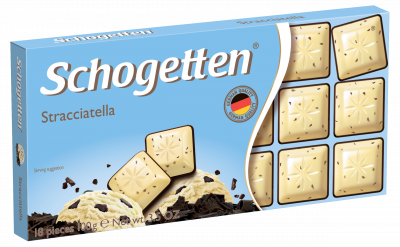 Шоколад Шогеттен белый Страчателла 100г