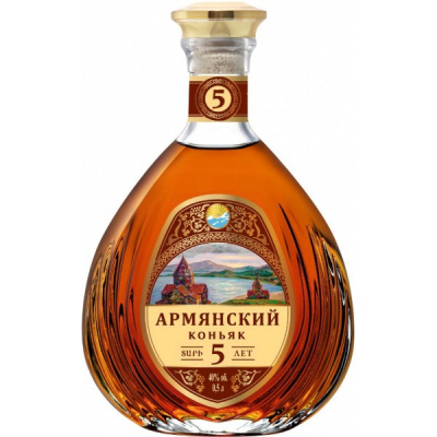 Коньяк Армянский 5 лет SPAR 0,5л 40%
