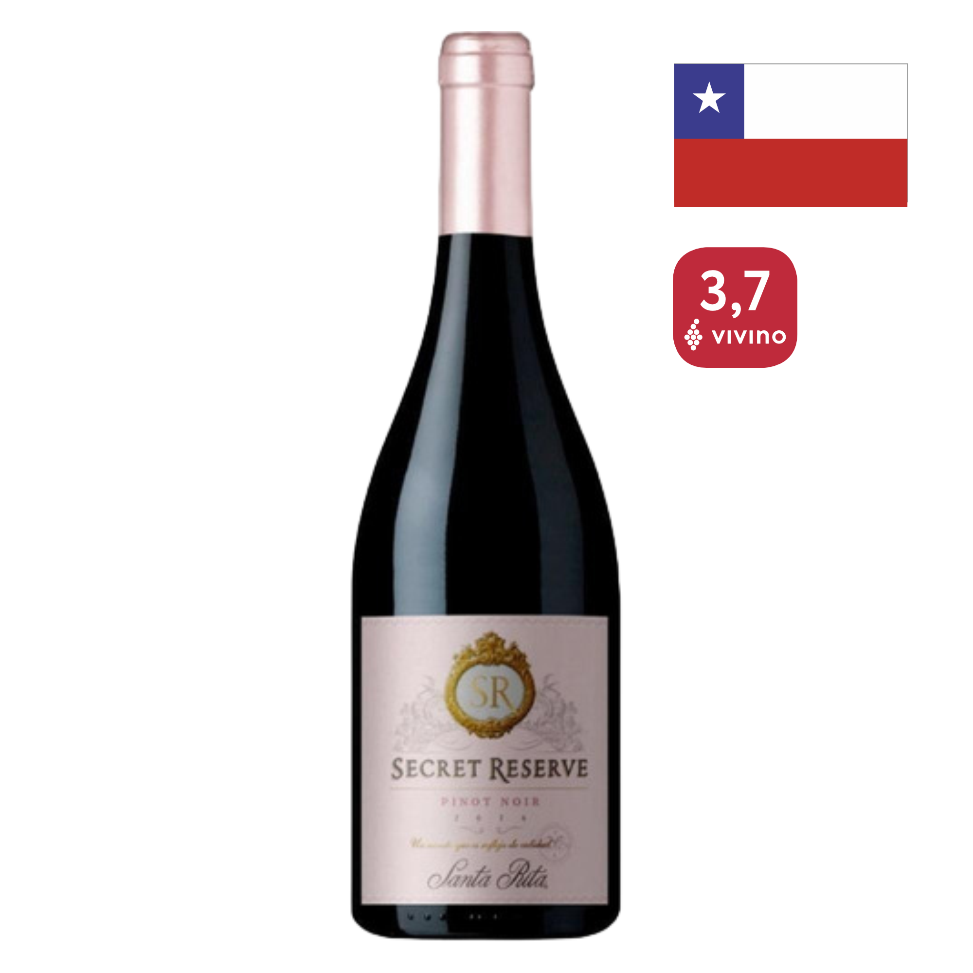 Вино Секрет Резерв Пино Нуар  Лейда кр п/сух 0,75л 13,5%