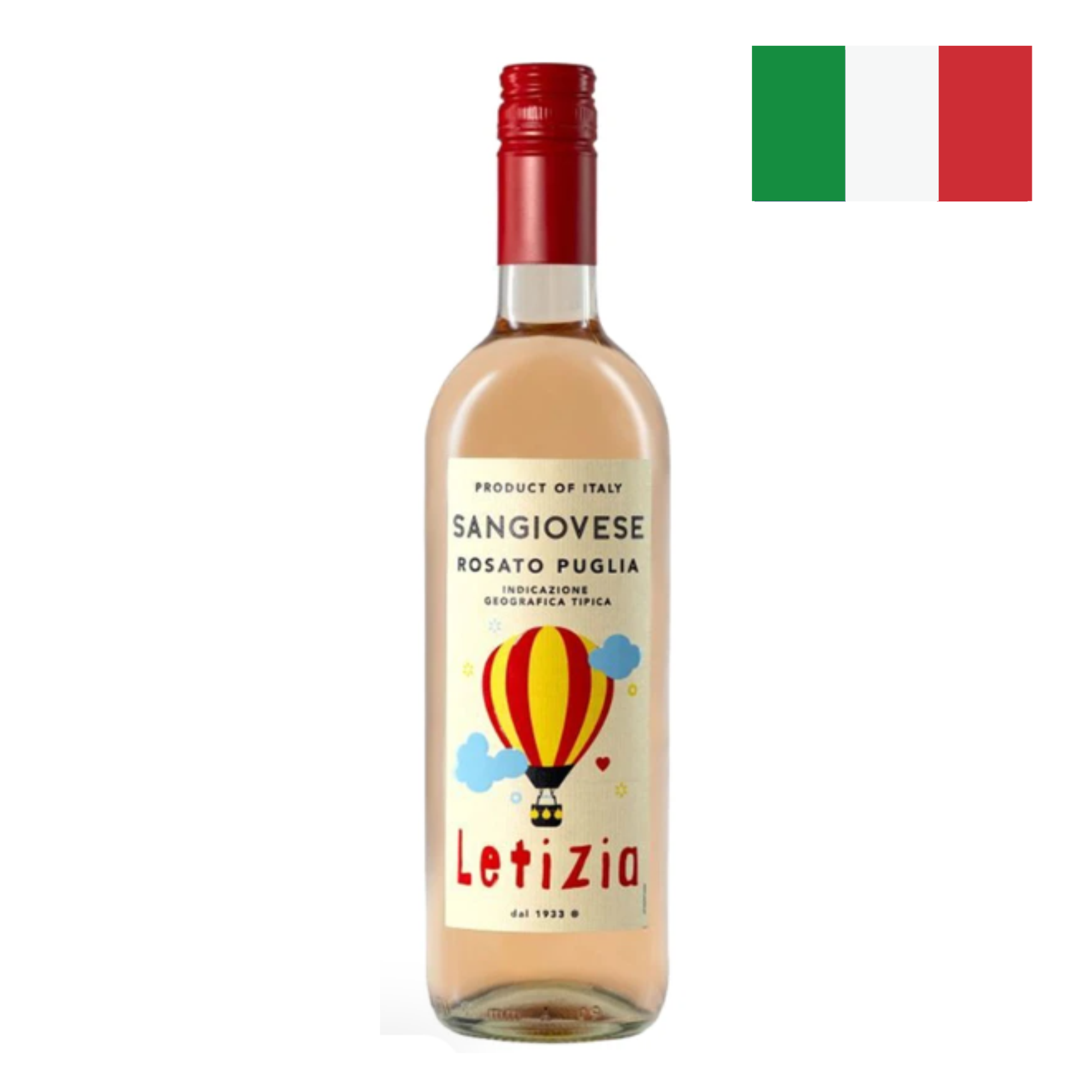 Вино Летиция Санджовезе Розато роз п/сл 0,75л 9,5%