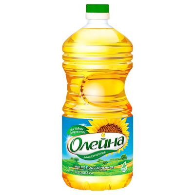 Масло подсолнечное Олейна 2л