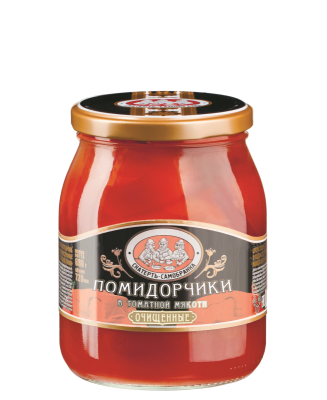 Помидорчики в собственном соку Скатерть-самобранка 680г ст/б