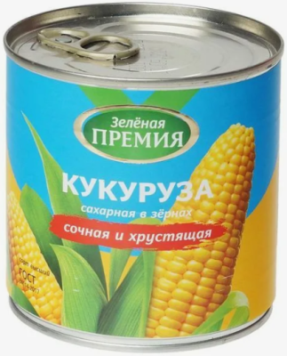 Кукуруза сахарная Зеленая премия 340г ж/б