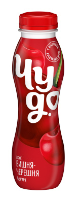 Йогурт питьевой Чудо Вишня/Черешня 1,9% 260г БЗМЖ