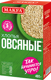 Хлопья овсяные Макфа к/к 400г