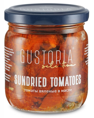 Томаты вяленые в масле Густория 180г ст/б