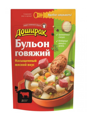 Бульон Доширак рассыпчатый Говяжий 90г