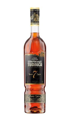 Коньяк Сокровища Тифлиса 7 лет КВ 0,5л 40%