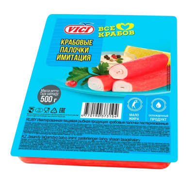 Палочки крабовые Вичи охл 500г