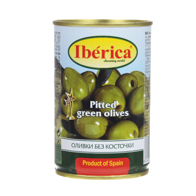 Оливки зеленые б/к Иберика 300г ж/б