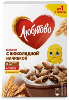 Подушечки Любятово с банановой начинкой 220г
