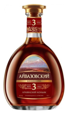 Коньяк Айвазовский 3 года 0,5л 40%
