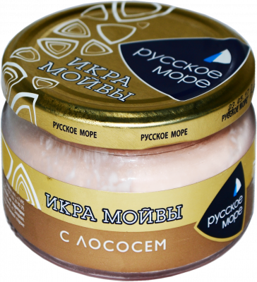 Икра мойвы с лососем Русское море 165г