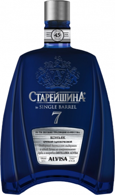 Коньяк Старейшина ин Сингл Баррел КВ 0,5л 45%