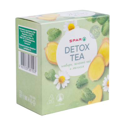Напиток чайный SPAR Detox Tea 15пир