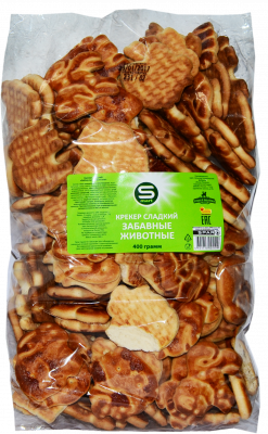 Крекер SPAR Забавные животные 400г