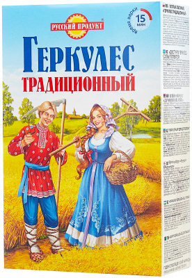 Хлопья Геркулес Традиционный Русский продукт 500г