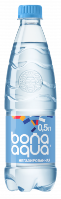 Вода питьевая БонаАква негаз 0,5л