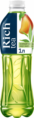 Напиток холодный зеленый чай Рич Манго 1л