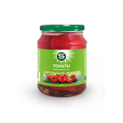 Томаты маринованные SMART 680г ст/б