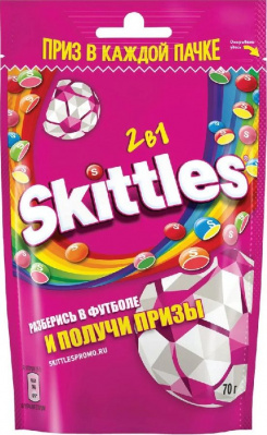 Конфеты Скиттлс 2в1 70г