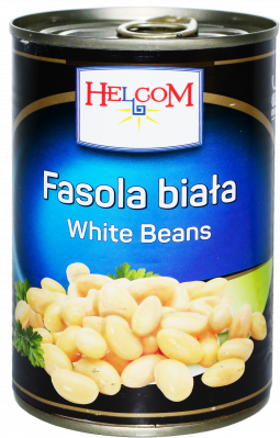 Фасоль белая Хелком 400г ж/б