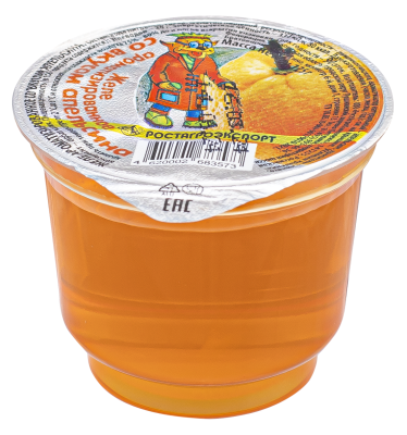 Желе фруктовое РАЭ Апельсин стакан 125г