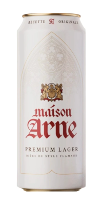 Пиво светлое Мейзон Арне Премиум Лагер 0,43л 4,8% ж/б