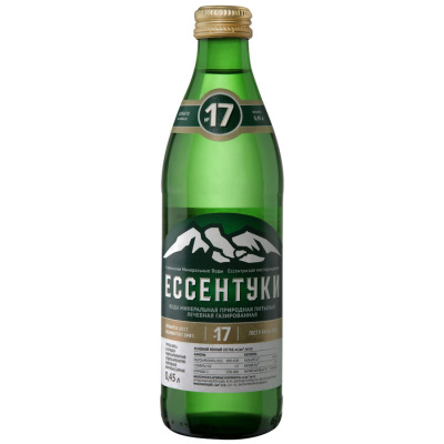 Вода минеральная Ессентуки №17 0,45л ст/б